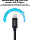 FlinQ 100W USB-C Kabel - Snellader voor Smartphone Tablet - 2 Meter Nylon - 2 stuks (2 stuks)