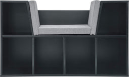 Schoenenkast met zitkussen - schoenen laarzen opbergen