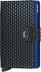 Secrid miniwallet special edition - Cubic - Zwart - Blauw