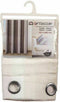 Gordijn Strepen Beige Zalm 140 x 0,1 x 260 cm (6 Stuks)