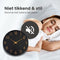 Tyme Wandklok - Analoog - Fluisterstil - 20cm - Zwart Hout