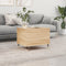 vidaXL - Salontafel - 60x44,5x45 - cm - bewerkt - hout - sonoma - eikenkleurig