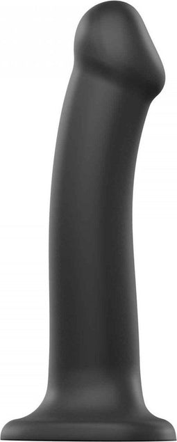 Strap-On-Me Semi-Realistische Dildo met zuignap - zwart - maat L
