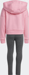 adidas Sportswear Hooded Fleece Trainingspak - Kinderen - Roze- 104