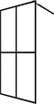 vidaXL - Inloopdouchewand - 80x195 - cm - mat - gehard - glas
