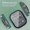 imoshion Screenprotector - Geschikt voor Apple Watch Ultra / Ultra 2 - 49mm - Full Cover Hard Case / Beschermend Hoesje - Donkergroen
