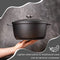 Royalty Line® OS1014 - Pannenset Inductie - 17 Delige - PFOA & PTFE Vrij - Zwart