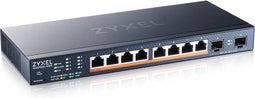 ZyXEL XMG1915-10EP - Managed Switch - 8x 2.5Gbps RJ-45 PoE++ - 130W PoE-budget