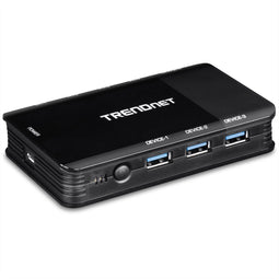 Trendnet TK-U404 - USB Hub - 8x USB 3.2 (Gen1, 5Gb/s) - Zwart