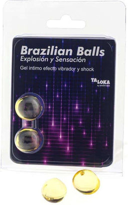 Set 2 Brazilian Balls Vibrating and Shock Efect