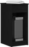 vidaXL - Computertorenstandaard - met - lade - 35x45x77 - cm - zwart