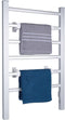 Dirt Devil Elektrische Handdoekradiator - Handdoekrek Badkamer - Wanddroogrek of als Handdoekenrek Vrijstaand - Verwarmd Droogrek IP22 Drupdicht - Wasdroogrek 6 Stangen - Wasrek - Aluminium