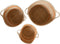 BePureHome Practical Manden - Papier Touw - Naturel - Set van 3