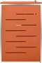 vidaXL - Containerberging - driedubbel - 207x77,5x112,5 - cm - roestvrij - staal