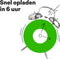 GP GP B421 - USB Lader - 4 AAA 850mAh - olijfgroen