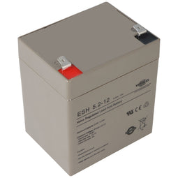 Wing ESH5.2-12 AGM lead battery 12 Volt 5.2 Ah perfect for security lighting, UPS systems, IT center