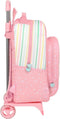 Blackfit8 Schoolrugzak Met Wielen Blackfit8 Globitos Roze 32 X 42 X 15 Cm