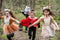 Great Pretenders Verkleedkledij Woodland Roodkapje cape - Rood - Maat 4-6 jaar