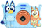 Lexibook Kindercamera - Interactief Speelgoed - Bluey-bescherming - Blauw