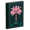 Lannoo Agenda (2026) - Agenda wire-o - 120x160mm - Exotic Palms - Roze palm op donker groen