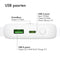 imoshion MagSafe Powerbank 10000 mAh - Snellader 22.5W - Draadloos en bedraad opladen - Wit