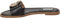 GUESS Botali - Slippers - Goudkleurig merkembleem - Zwart - Maat 39