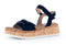 Gabor Sandalen 62.740.47 - Platte sandalen - Leer - Zwart - Maat 40