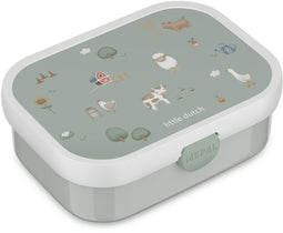 Mepal lunchbox Campus Little Dutch - 750 ml - Broodtrommel met vakjes voor kinderen - Geschikt voor 4 boterhammen - Little Farm