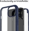 Accezz iPhone 14 Pro - 360° Full Protective Cover - Militaire valbescherming - Blauw