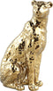 PTMD Shayla Beeld Panter Zittend - 19 x 11 x 28,5 cm - Keramiek - Goud