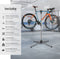 tectake® Fiets Montagestandaard - Fietslift - Traploos Verstelbaar (102 - 150 cm) - 360° draaibaar