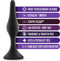 Blush Buttplug Anal Adventures Platinum Silicone Beginner Plug Small Black Zwart