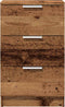 vidaXL - Nachtkastje - 40x36x65 - cm - bewerkt - hout - oud - houtkleurig
