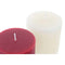 Kaars DKD Home Decor Kerstmis (9 x 9 x 10 cm) (2 Stuks)