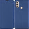iMoshion Hoesje Geschikt voor Motorola Moto E40 / Moto E30 Hoesje Met Pasjeshouder - iMoshion Slim Folio Bookcase - Donkerblauw