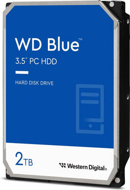 Western Digital Blue WD20EARZ - Interne harde schijf 2 TB 5400 RPM 64 MB 3.5" SATA III