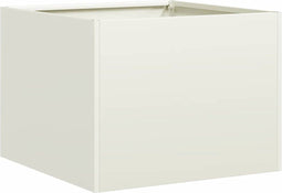 vidaXL - Plantenbak - 40x40x30 - cm - staal - wit