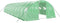 vidaXL - Tuinkas - met - stalen - frame - 48 - m² - 12x4x2 - m - groen