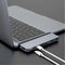 Hyper HyperDrive DUO - 7-in-2 USB-C Hub - 1x HDMI 4K 60Hz 2x USB-C 5Gbps - Grijs
