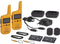 Motorola T72 - Walkie-Talkie - 16 kanalen 8 km bereik - Geel (2 stuks)