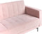 ABERDEEN - Hoekbank - Pastelroze - Linkszijdig - Fluweel