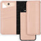 Selencia Hoesje Geschikt voor iPhone SE (2022) / SE (2020) / 8 / 7 / 6s / 6 Hoesje Met Pasjeshouder - Selencia Eny Uitneembare Vegan Lederen Clutch - Roze