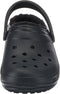 Crocs - Classic Lined Clog - Unisex Sandaal - 38 - 39 - Zwart