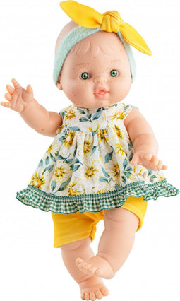 Paola Reina Pop Gordi meisje Ana groene ogen 34cm