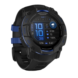 Garmin Instinct 3 - Smartwatch - 50mm AMOLED - Zwart (Blauw Zwart)
