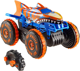 Hot Wheels Tijgerhaaiklimmer - Monstertruck met Afstandsbediening - Grip Action Banden
