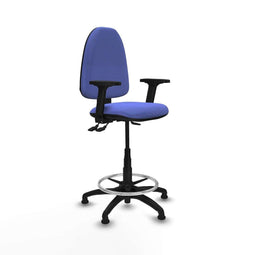 Piqueras y Crespo B2D01RT - Bureaustoel - Hoogteverstelbaar met armleuning - Licht Blauw