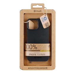 Muvit iPhone 13 mini - Hoes - Antibacterieel - Zwart