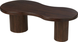 J-Line salontaf Infi - mango hout - bruin - small