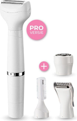Nuvance Ladyshave - Ladyshave - 4 Opzetstukken - Wenkbrauw Trimmer